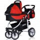 Детская универсальная коляска 2 в 1 Riko Amigo Warm Red